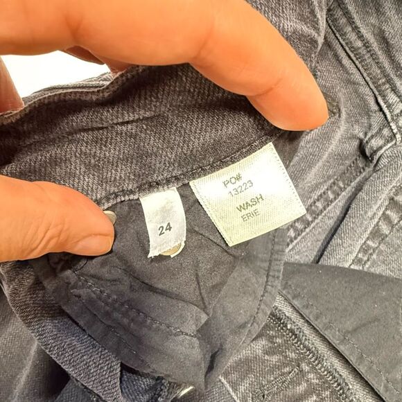 Reformation Serena High Skinny Jeans in Erie Black Wash 24 - Picture 8 of 16